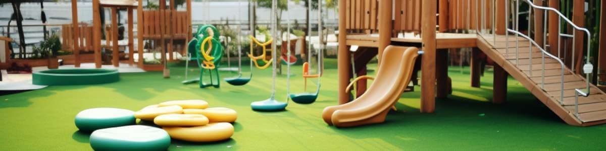 Artificial Grass for Playgrounds and Side Yards banner