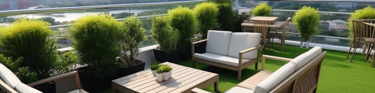 Rooftop Gardens and Balconies with Artificial Turf BANNER